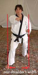walking stance width Walking stance width
