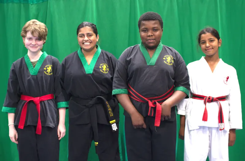 Four junior instructors